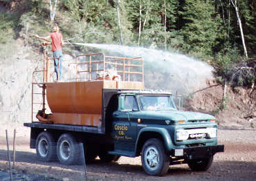 Hydro-seed Truck