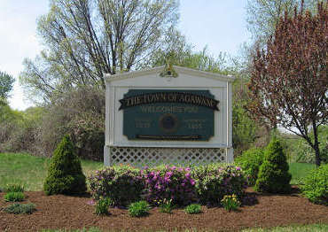 Agawam Welcome Sign